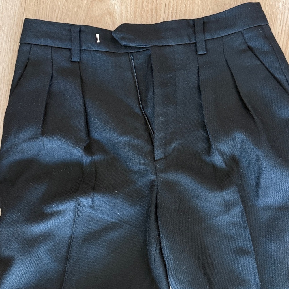 Anine Bing Black Label Wool-Blend Pants black size 34 - Picture 4 of 7